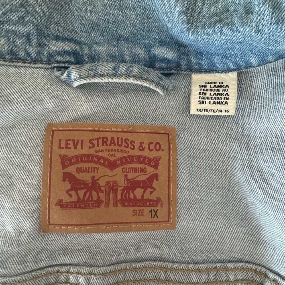 Levi's Blue Jean Jacket Classic Denim Style - Picture 4 of 4